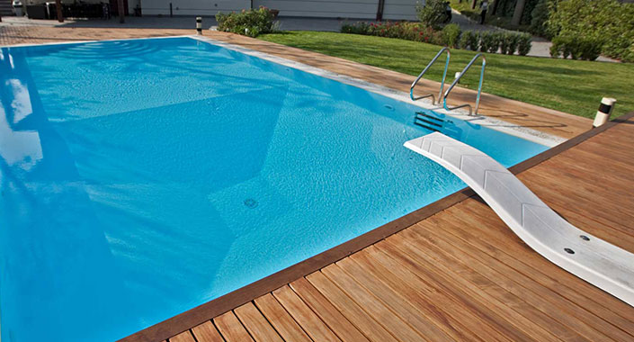 Trampolini per piscine