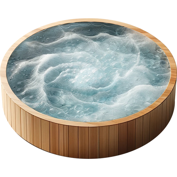 Render di una piscina per relax e benessere - Esa Italy Piscine